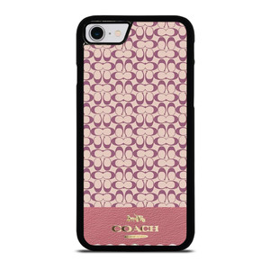 COACH NEW YORK LOGO PINK EMBLEM PATTERN iPhone SE 2022 Case Cover COACH NEW YORK LOGO PINK EMBLEM PATTERN iPhone SE 2022 Case Cover