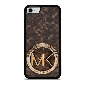 MICHAEL KORS LOGO MK BROWN WALLET iPhone SE 2022 Case Cover