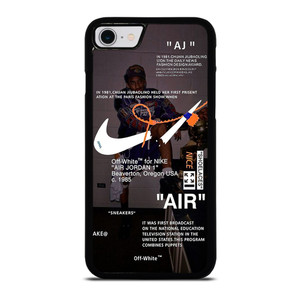 OFF-WHITE NIKE AIR JORDAN MICHAEL iPhone SE 2022 Case Cover