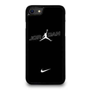 AIR JORDAN NIKE BLACK WHITE iPhone SE 2020 Case Cover