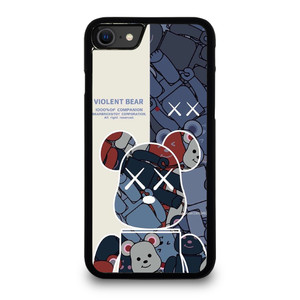 BEAR BRICK VIOLENT BEAR KAWS iPhone SE 2020 Case Cover BEAR BRICK VIOLENT BEAR KAWS iPhone SE 2020 Case Cover