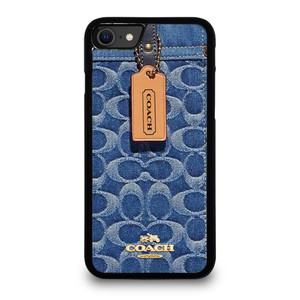 COACH NEW YORK LOGO JEANS BAG iPhone SE 2020 Case Cover COACH NEW YORK LOGO JEANS BAG iPhone SE 2020 Case Cover