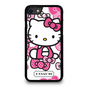 HELLO KITTY COACH NEW YORK PINK iPhone SE 2020 Case Cover HELLO KITTY COACH NEW YORK PINK iPhone SE 2020 Case Cover