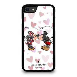 KATE SPADE NEW YORK LOGO MICKEY MINNEY MOUSE DISNEY KISS iPhone SE 2020 Case Cover