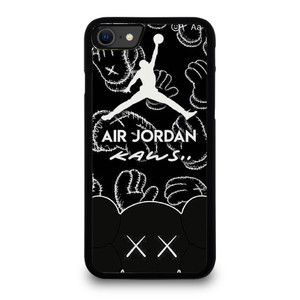 KAWS X AIR JORDAN LOGO iPhone SE 2020 Case Cover