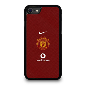 MANCHESTER UNITED FC LOGO FOOTBALL VODAFONE JERSEY iPhone SE 2020 Case Cover
