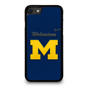 MICHIGAN WOLVERINES LOGO NIKE UNIVERSITY FOOTBALL iPhone SE 2020 Case Cover