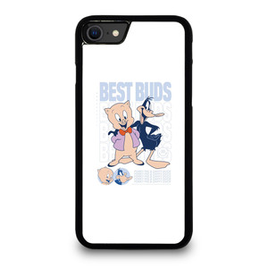 PORKY PIG AND DAFFY DUCKS BEST BUDS iPhone SE 2020 Case Cover PORKY PIG AND DAFFY DUCKS BEST BUDS iPhone SE 2020 Case Cover