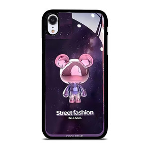 COOL BEAR STREET FASHION BE A HERO iPhone XR Case Cover