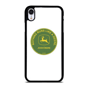 JOHN DEERE TRACTOR LOGO RUNS LIKE A DEER iPhone XR Case Cover JOHN DEERE TRACTOR LOGO RUNS LIKE A DEER iPhone XR Case Cover