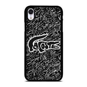 LACOSTE LOGO BLACK AND WHITE iPhone XR Case Cover