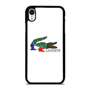 LACOSTE LOGO MOZAIC iPhone XR Case Cover LACOSTE LOGO MOZAIC iPhone XR Case Cover