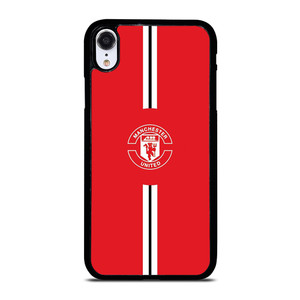 MANCHESTER UNITED FC LOGO FOOTBALL CLUB RED DEVILS ICON iPhone XR Case Cover