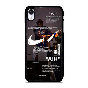 OFF-WHITE NIKE AIR JORDAN MICHAEL iPhone XR Case Cover