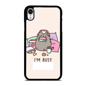 PUSHEEN CAT I'M BUSY iPhone XR Case Cover PUSHEEN CAT I'M BUSY iPhone XR Case Cover
