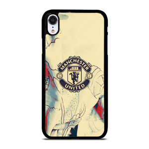RED DEVILS MANCHESTER UNITED FC LOGO iPhone XR Case Cover