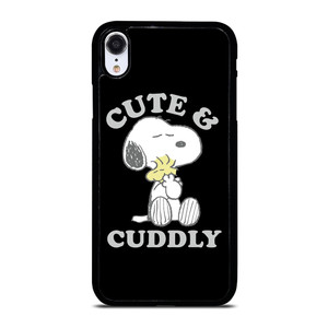 SNOOPY THE PEANUTS CUTE AND CUDDLY iPhone XR Case Cover