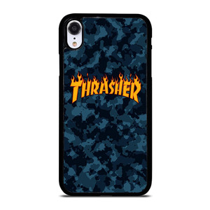 THRASHER SKATEBOARD CAMO BLUE iPhone XR Case Cover