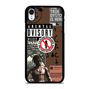 TRAVIS SCOTT RAPPER PARENTAL ADVISORY iPhone XR Case Cover