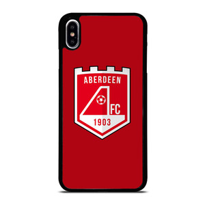 ABERDEEN FC FOOTBALL CLUB LOGO SCOTLAND iPhone XS Max Case Cover