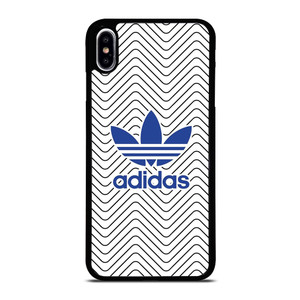 ADIDAS LOGO STRIPES WAVES iPhone XS Max Case Cover