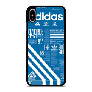 ADIDAS SHOES LOGO BLUE iPhone XS Max Case Cover