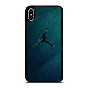 AIR JORDAN LOGO NIKE BLUE iPhone XS Max Case Cover