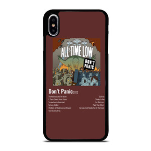 ALL TIME LOW DON'T PANIC 2012 iPhone XS Max Case Cover ALL TIME LOW DON'T PANIC 2012 iPhone XS Max Case Cover