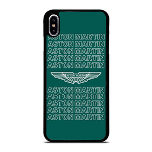 ASTON CAR LOGO GREEN iPhone XS Max Case Cover