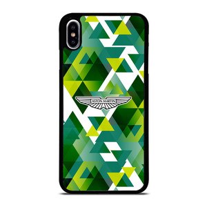 ASTON MARTIN LOGO GREEN TRIANGLE iPhone XS Max Case Cover