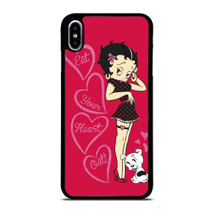 BETTY BOOP EAT YOUR HEART iPhone XS Max Case Cover