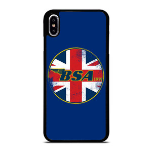 BSA MOTORCYCLE LOGO 1919 UNION JACK iPhone XS Max Case Cover