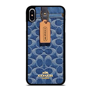 COACH NEW YORK LOGO JEANS BAG iPhone XS Max Case Cover
