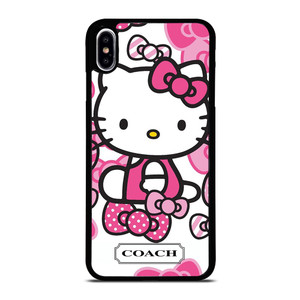 HELLO KITTY COACH NEW YORK PINK iPhone XS Max Case Cover