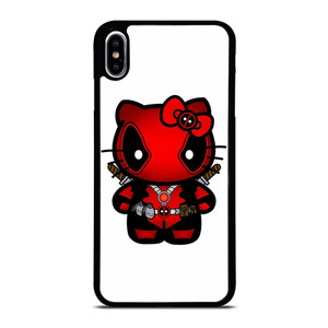 HELLO KITTY DEADPOOL MARVEL iPhone XS Max Case Cover