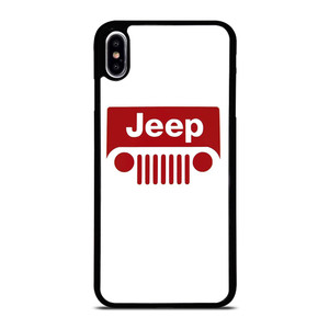 JEEP CAR LOGO RED iPhone XS Max Case Cover JEEP CAR LOGO RED iPhone XS Max Case Cover