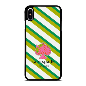 KATE SPADE NEW YORK LOGO FRUITY GREEN iPhone XS Max Case Cover