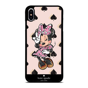 KATE SPADE NEW YORK LOGO MINNIE MOUSE DISNEY iPhone XS Max Case Cover