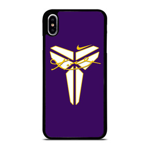 KOBE BRYANT BLACK MAMBA SIGNATURE NIKE iPhone XS Max Case Cover