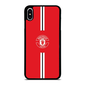 MANCHESTER UNITED FC LOGO FOOTBALL CLUB RED DEVILS ICON iPhone XS Max Case Cover