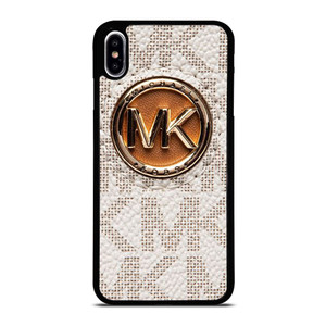 MICHAEL KORS LOGO MK WHITE iPhone XS Max Case Cover