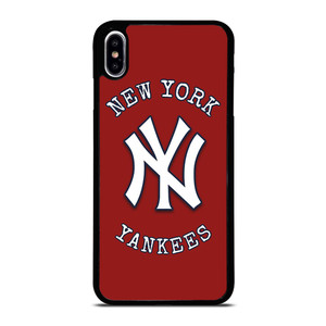NEW YORK YANKEES BASEBALL LOGO RED iPhone XS Max Case Cover