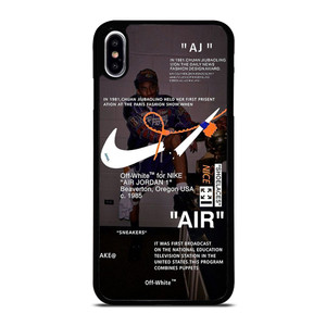 OFF-WHITE NIKE AIR JORDAN MICHAEL iPhone XS Max Case Cover