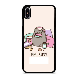 PUSHEEN CAT I'M BUSY iPhone XS Max Case Cover