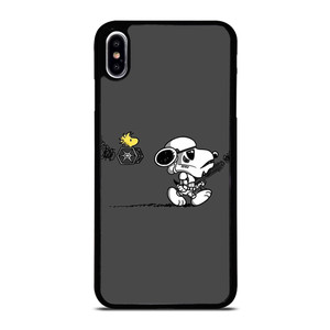 SNOOPY AND WOODSTOCK THE PEANUTS STAR WARS iPhone XS Max Case Cover SNOOPY AND WOODSTOCK THE PEANUTS STAR WARS iPhone XS Max Case Cover