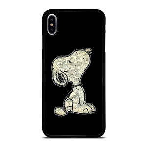 SNOOPY DOG THE PEANUTS CARTOON iPhone XS Max Case Cover