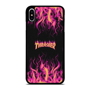 THRASHER FLAME SKATEBOARD MAGAZINE iPhone XS Max Case Cover