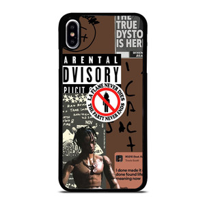 TRAVIS SCOTT RAPPER PARENTAL ADVISORY iPhone XS Max Case Cover