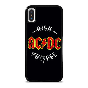 ACDC AC DC BAND HIGH VOLTAGE iPhone X / XS Case Cover