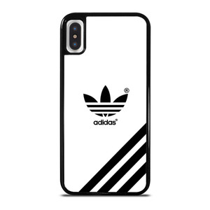 ADIDAS LOGO WHITE CLASSIC STRIPES iPhone X / XS Case Cover